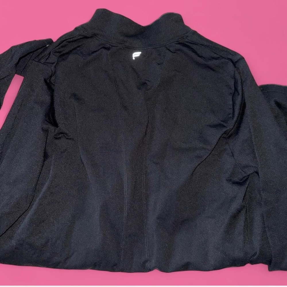 Fabletics Black Athletic Quarter Zip Jacket - image 1